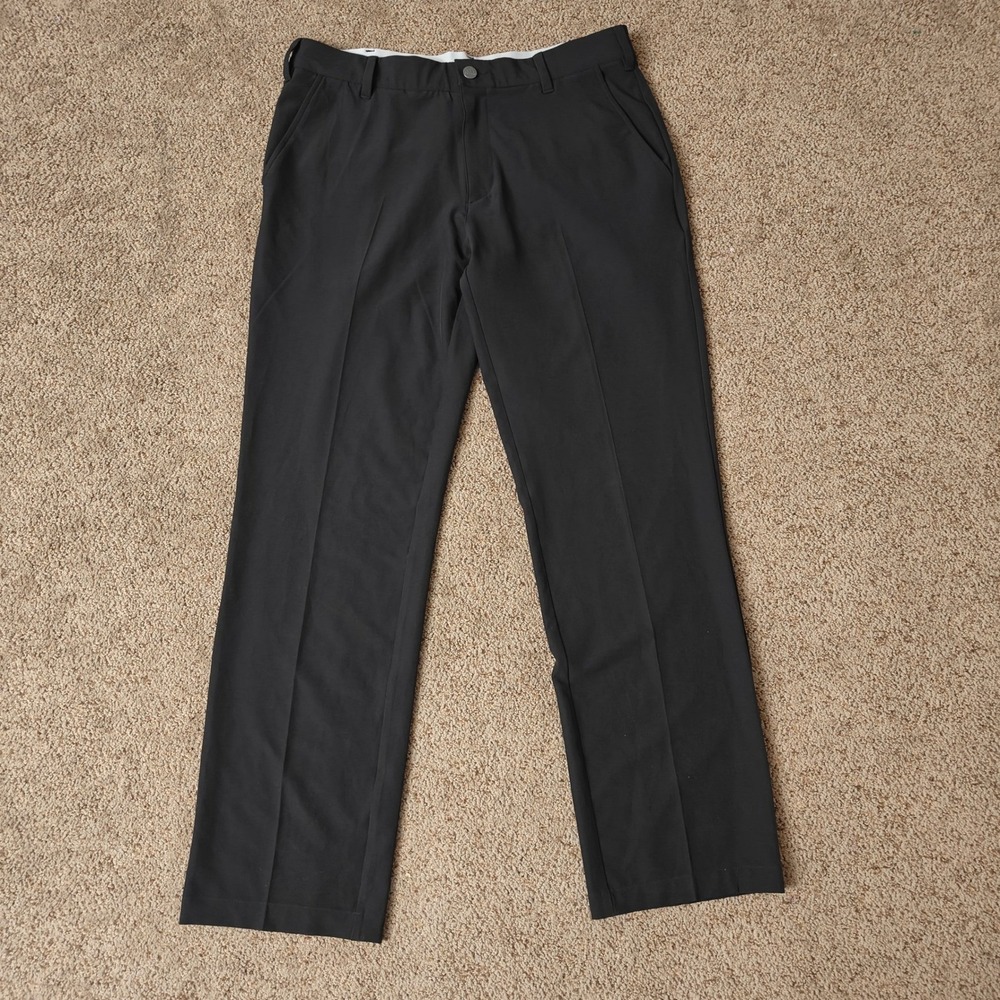 NWT Adidas Golf Pants Mens 32x30 Black ADIULT REGEFTPNT AF1710 Performance $90 - Picture 2 of 15